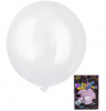 K BUBBLE сфера 24"/61 см, прозрачный "Bubble" (Falali), черная упаковка