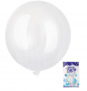K BUBBLE сфера 18"/46 см, прозрачный "BOBO" (Веселая Затея), синяя упаковка 