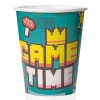 Стакан бумажный "Пиксели. Game Time", 250 мл, 6 шт.