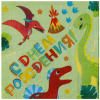 Салфетки "С Днем Рождения. Динозаврики", 25х25, 12 шт.