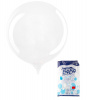 K BUBBLE сфера  5"/13 см, прозрачный "Bubble BOBO", синяя упаковка 
