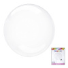 K BUBBLE сфера 18"/46 см, прозрачный "Bubble" (Веселуха), инд. уп.
