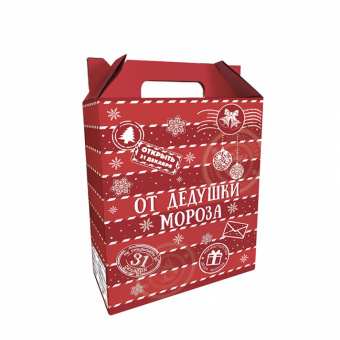 Коробка складная НГ "От Деда Мороза", 27 х 19,8 х 8 см 