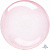 A BUBBLE сфера 18"/46 см, кристалл, розовый темный/Dark Pink (AN), инд. уп (мак. скидка 10%)