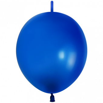 K Шар линколун 12"/30 см, пастель, синий темный/Dark Blue (ТМ 512)
