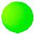 Шар-круг 18"/46 см, неон, салатовый/Green (Веселая Затея), инд. уп.