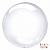 K BUBBLE сфера 36"/91 см, прозрачный "Bubble" (Смайлберри), инд. уп.