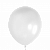 K Шар линколун 12"/30 см, пастель, белый/White (ТМ 512)