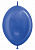 S Шар линколун 12"/30 см, металлик, синий/Royal Blue