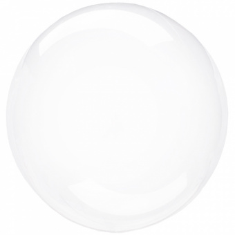 K BUBBLE сфера 36"/86 см, прозрачный (Веселуха), инд. уп